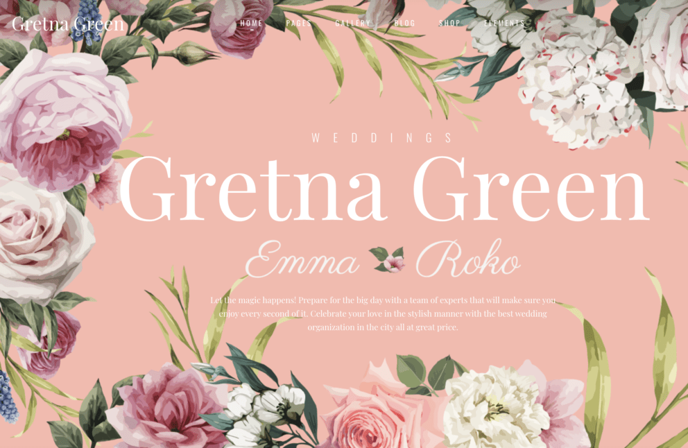 Gretna Green - Wedding Theme