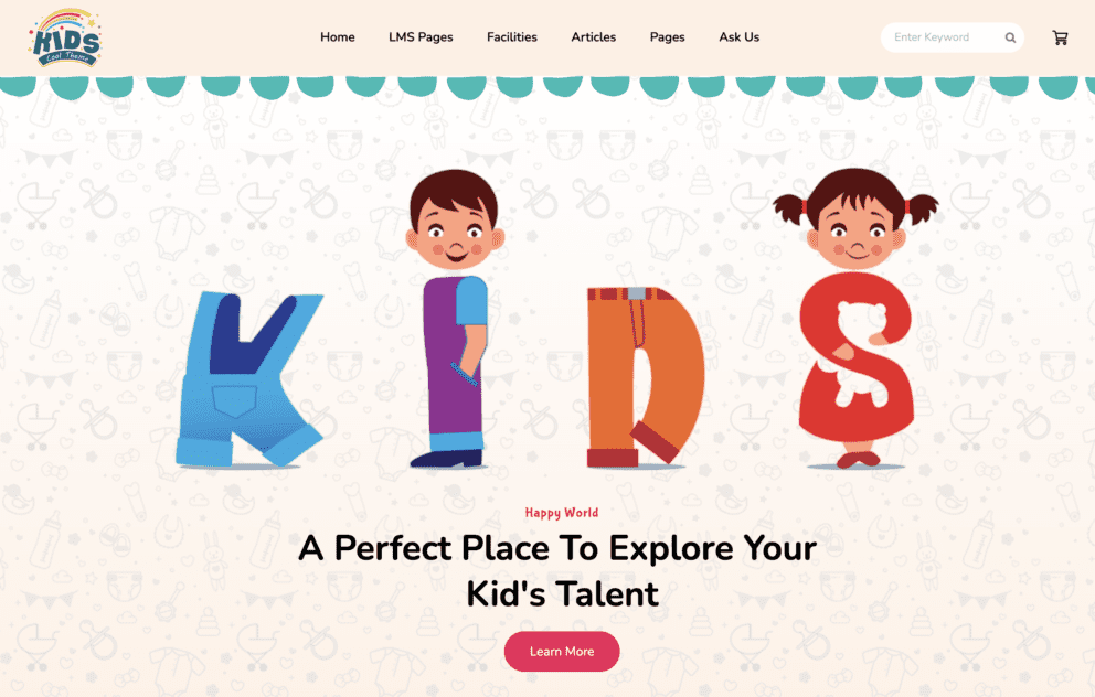Kidscool - Children, Kids & LMS School WordPress Theme