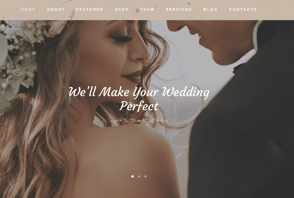Love Story - A Beautiful Wedding and Event Planner WordPress Theme