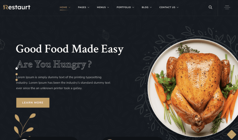 Restaurt - Restaurant WordPress Theme